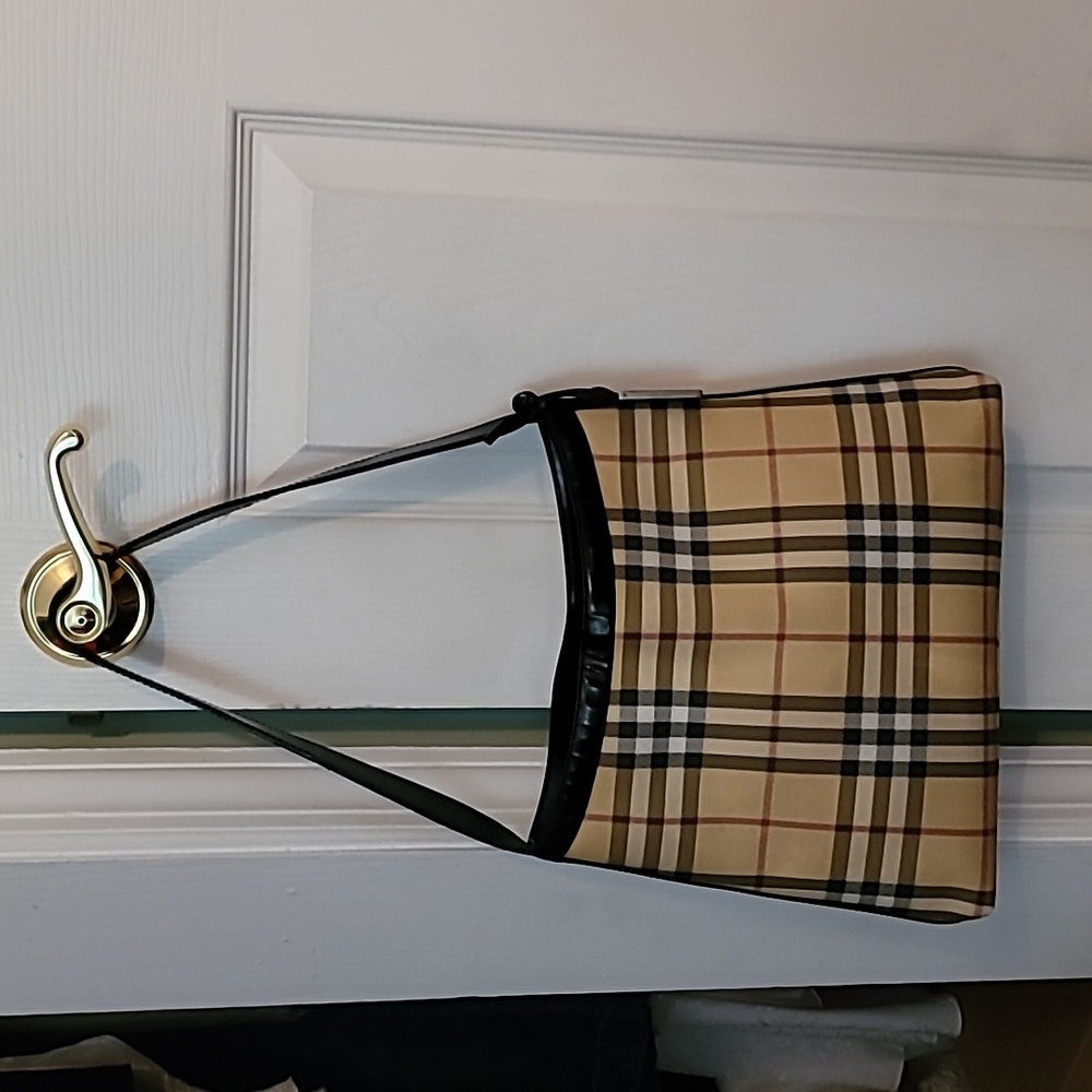 Vintage Burberry London Nova Shoulder Bag
